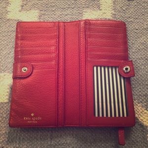 Kate Spade orange wallet